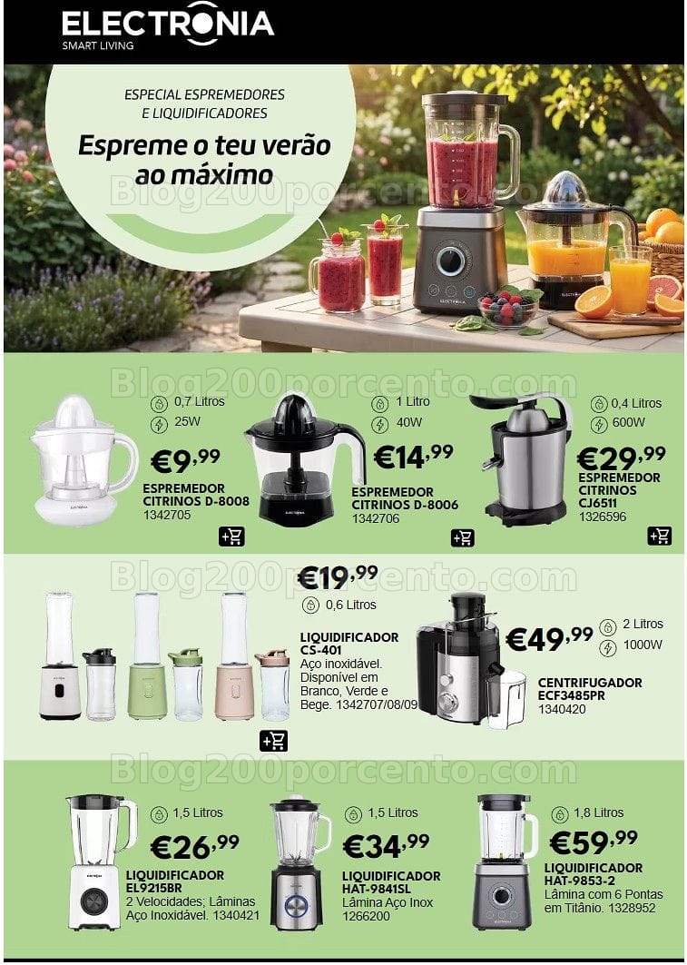Antevisão Folheto RADIO POPULAR Verão - Especial Liquidificadoras Promoções até 30 junho